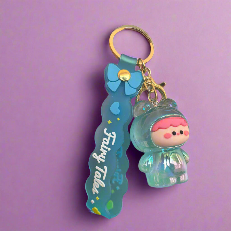 Blue Fairy Tales Keychain - High Quality Acrylic with Strap - Project M Shop