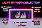 Sasuke Uchiha LED Lamp – Naruto Paper Craft Night Light - thumbnail 1