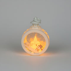 Snow-man Round Lantern LED Light For Decoration - For Indoor Use - Project M Shop