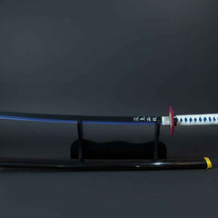 Tomioka Giyuu Blue LED Katana – Blue Demon Slayer-Inspired Glowing Sword