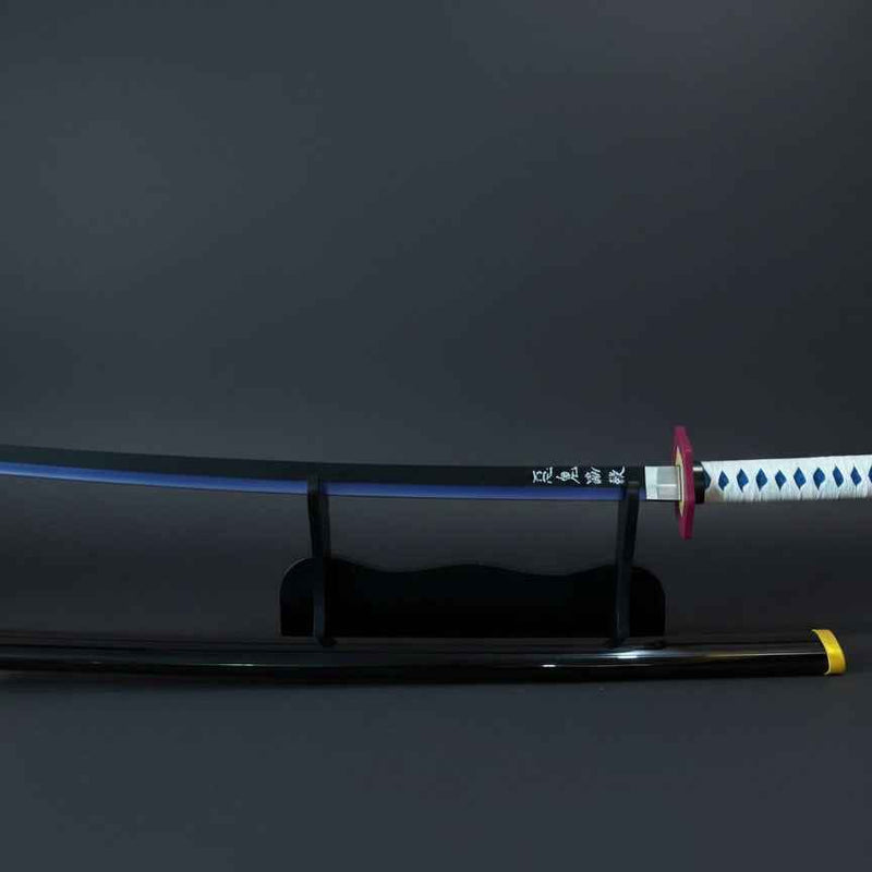 Tomioka Giyuu Blue LED Katana – Blue Demon Slayer-Inspired Glowing Sword