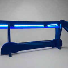 Led Light Glowing Chinese Style Katana Wooden Sword - Blue Color - Project M Shop