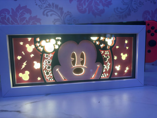 Mickey Mouse Paper Crafted LED Lamp