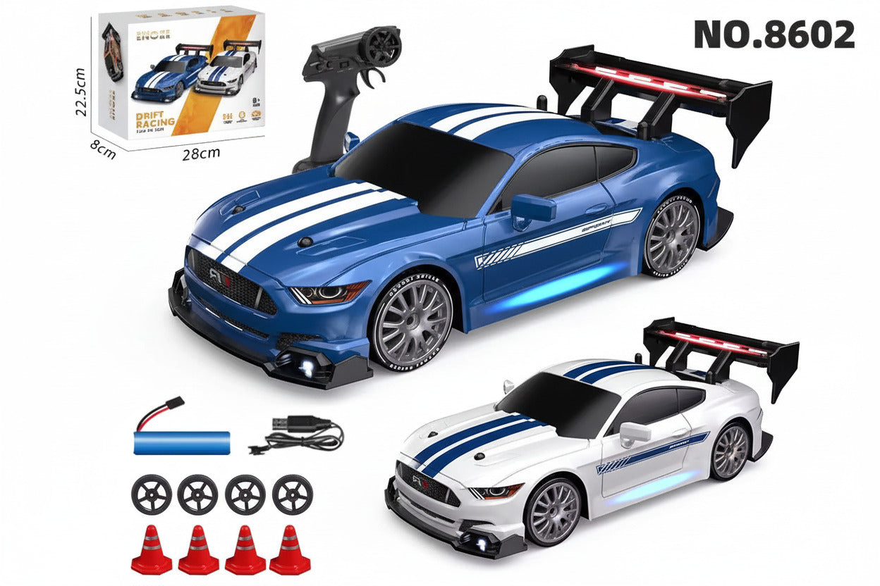 GTR 1:24 Stunt Racing Drift 20km/h High Speed Remote Control RC Car With Extra Tires - Project M Shop