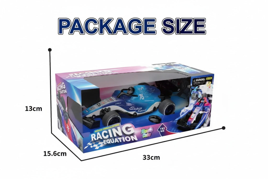 F1 Racing Car With LED Light - Remote Control Car - Project M Shop