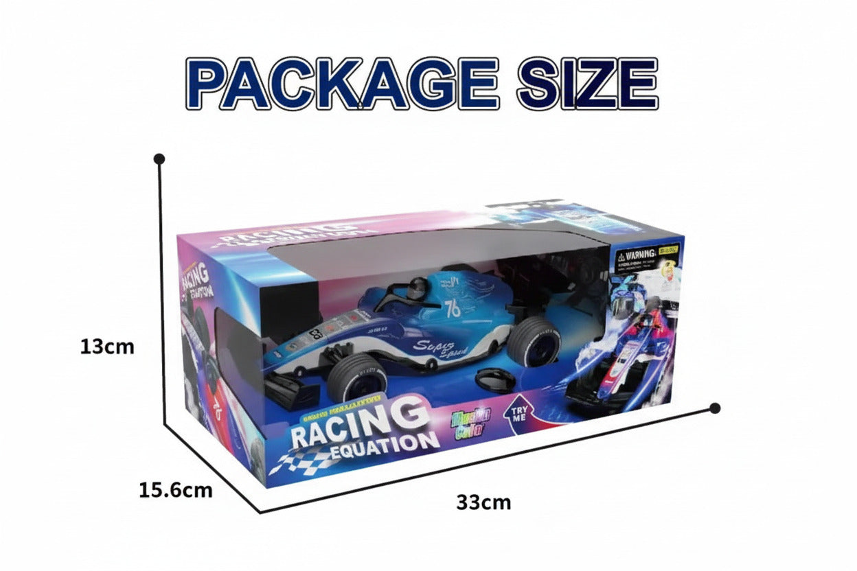 F1 Racing Car With LED Light - Remote Control Car - Project M Shop