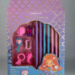 Ocean princess mermaid style stationery set - 13 pieces - Project M Shop