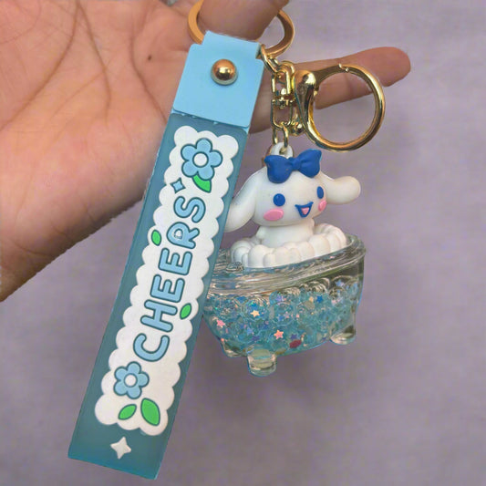 Cinnamoroll Keychain - High Quality Acrylic with Strap - Project M Shop