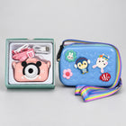 Cartoon Charm Sling Bag + Dual Lens 40MP Kids Camera Combo - thumbnail 12