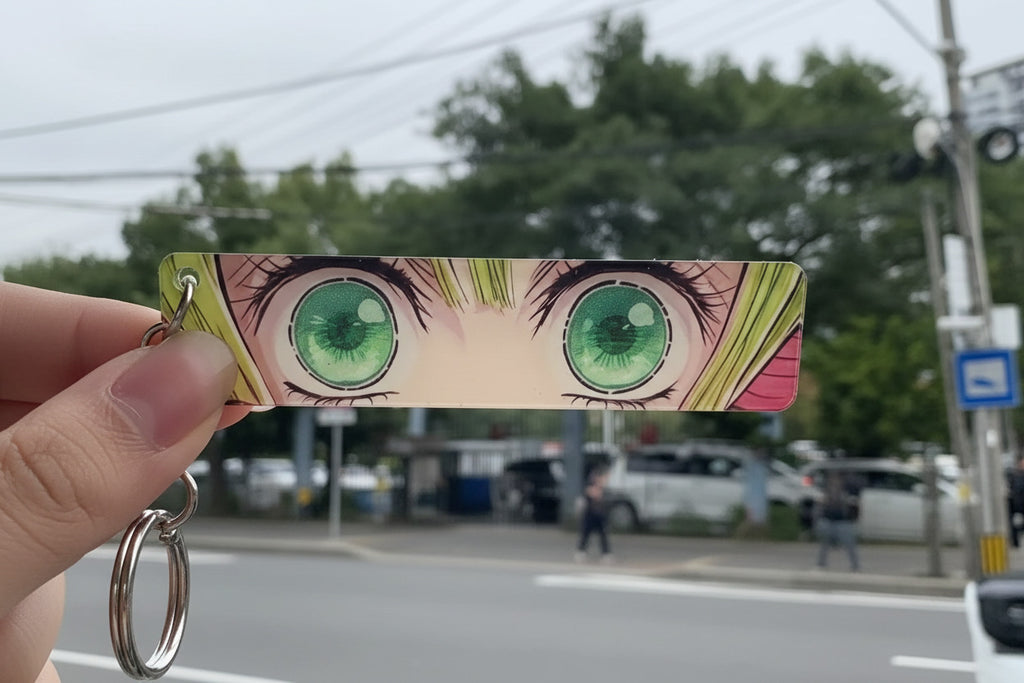 Set of 3 Anime Demon Slayer Keychain Set - Random Designs Double Sided Acrylic 8 CM - Project M Shop