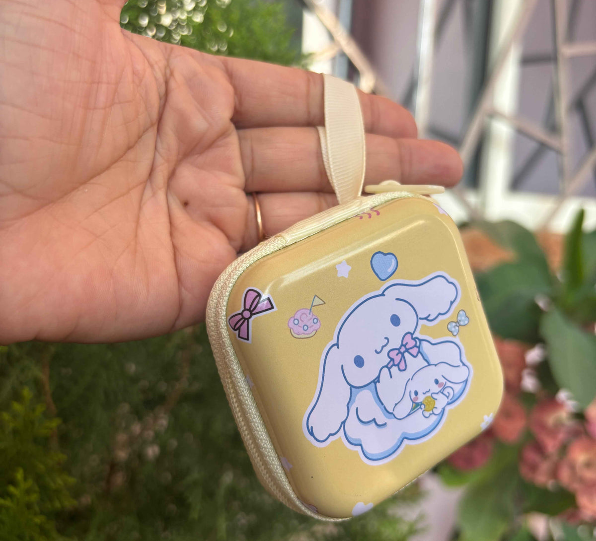 Cinnamoroll Coin Keeper Keychain – Secure Storage Charm