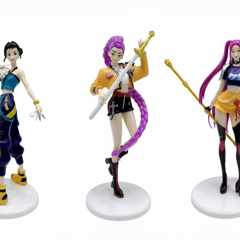 K-Pop Demon Hunter Huntrx Beautiful Hand-made PVC Collectable Models For Desktop & Decoration - Project M Shop