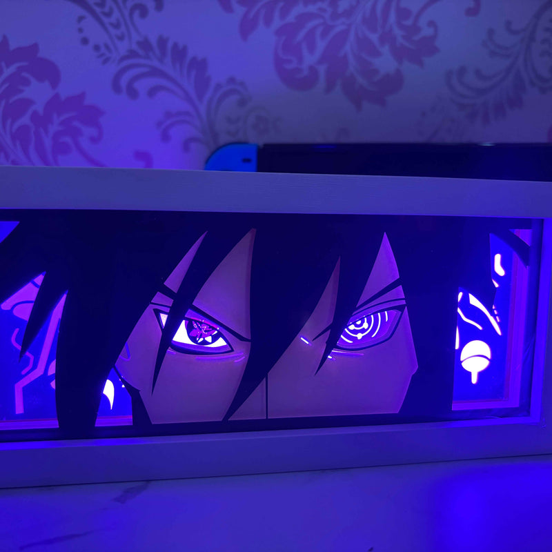 Anime Sasuke Paper Crafted LED Lamp - Unique Lighting Inspired by Your Favorite Character - Project M Shop