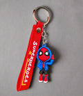 Spider-man Keychain - PVC Rubber Keychain with Strap - Project M Shop