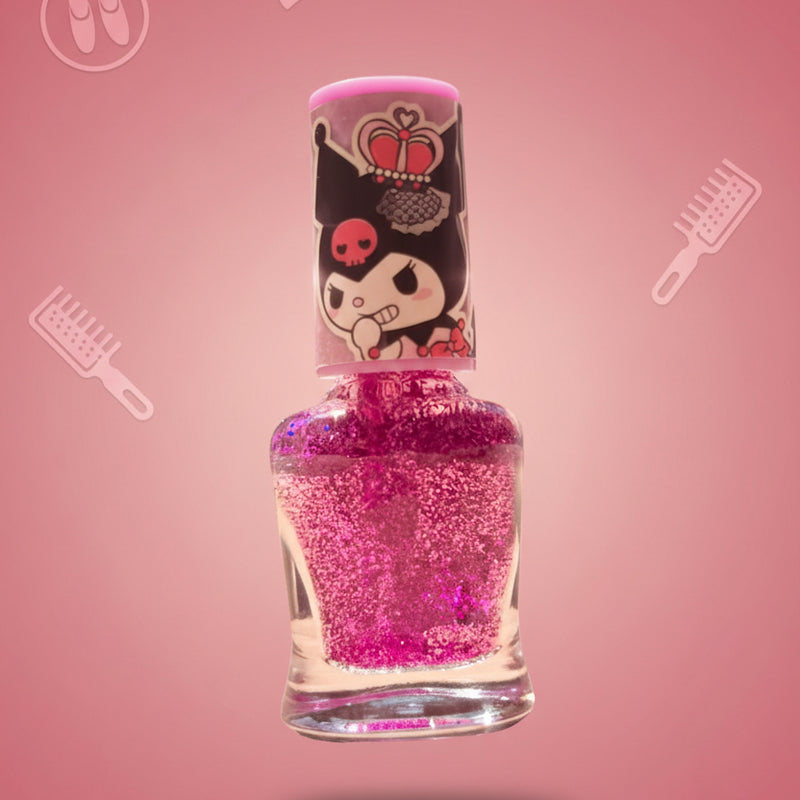 Sanrio Kuromi Nail Set with Hair Accessories for Stylish Nail Art - Project M Shop