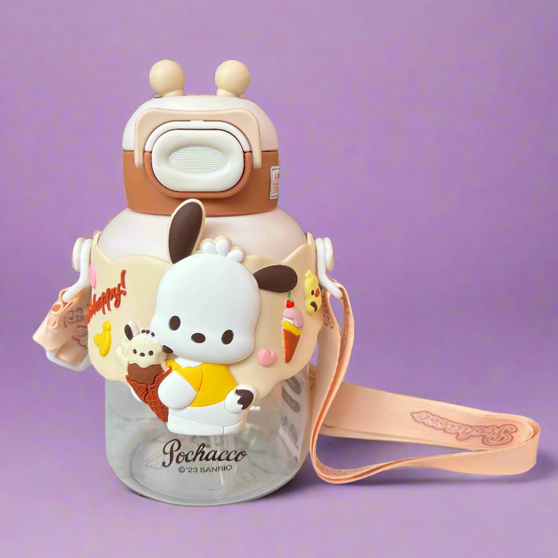 Pochacco Water Bottle for Kids - 700 Ml Sanrio Design - Project M Shop
