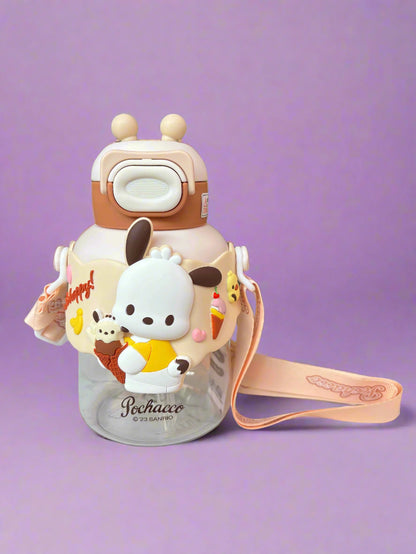 Pochacco Water Bottle for Kids - 700 Ml Sanrio Design - Project M Shop