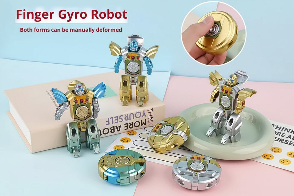 Transformable Fidget Spinner Gyro Toys - Stress Relief & Sensory Robot Toy for All - Project M Shop