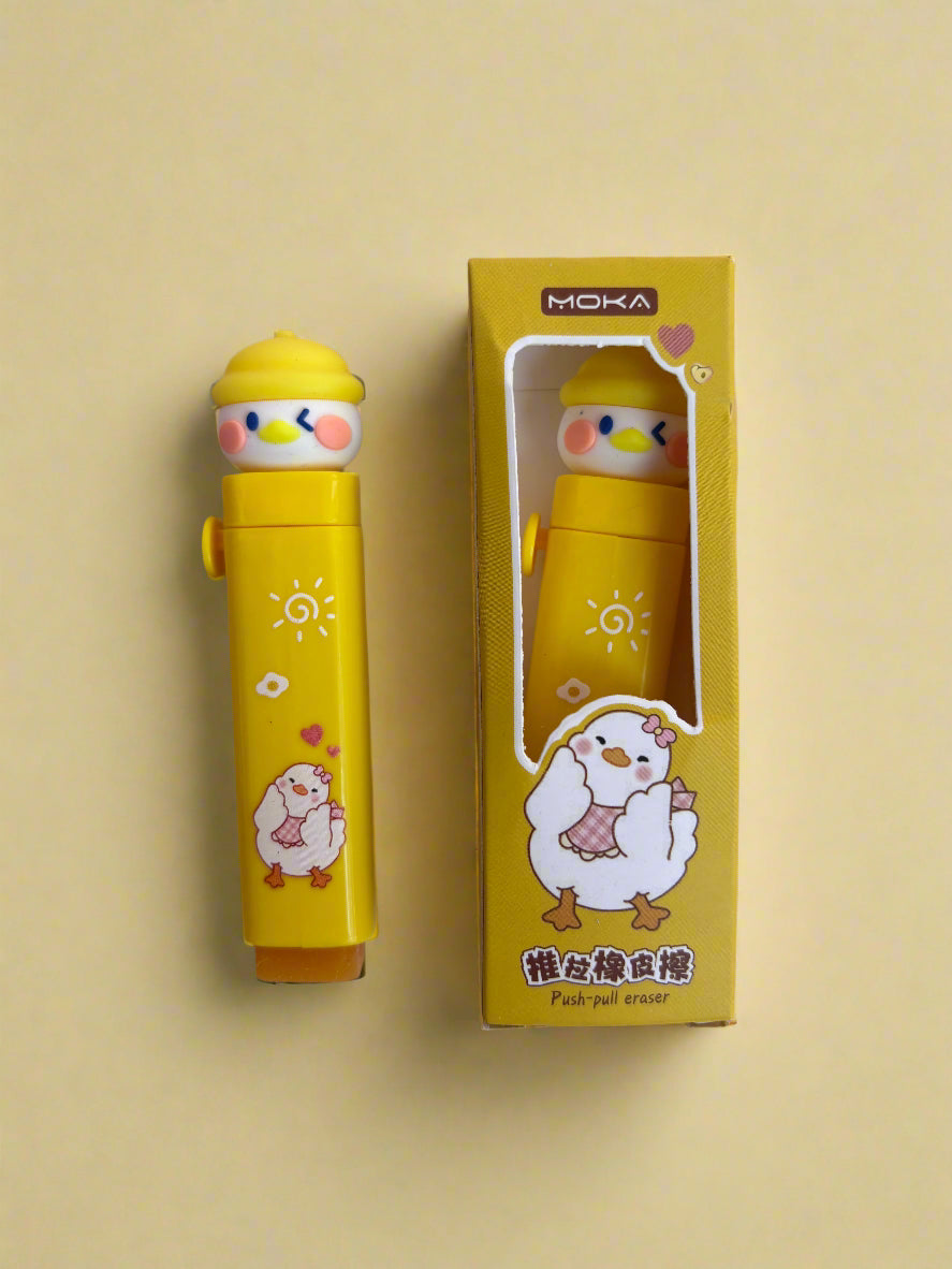 Chicken Pen & Eraser Combo – Set of 2 School Stationery