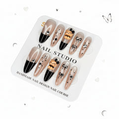 Kitty In Stars Charms Beautiful Press-On Nails - Size S - Project M Shop