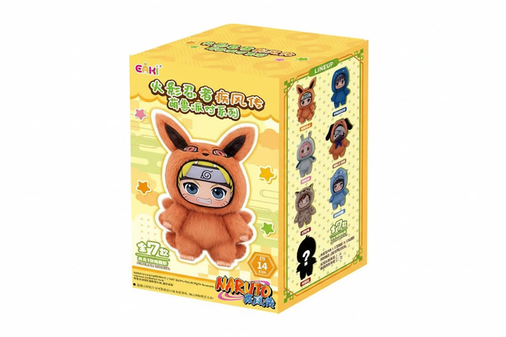 Eaki Naruto Plush vinyl Blind Box - 1 Random Piece