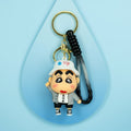 Shin-chan White Cap Keychain - Premium PVC Accessory - Project M Shop