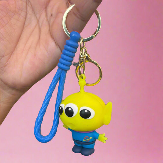 Alien 3D PVC Keychain with Strap - High Quality Design - Project M Shop