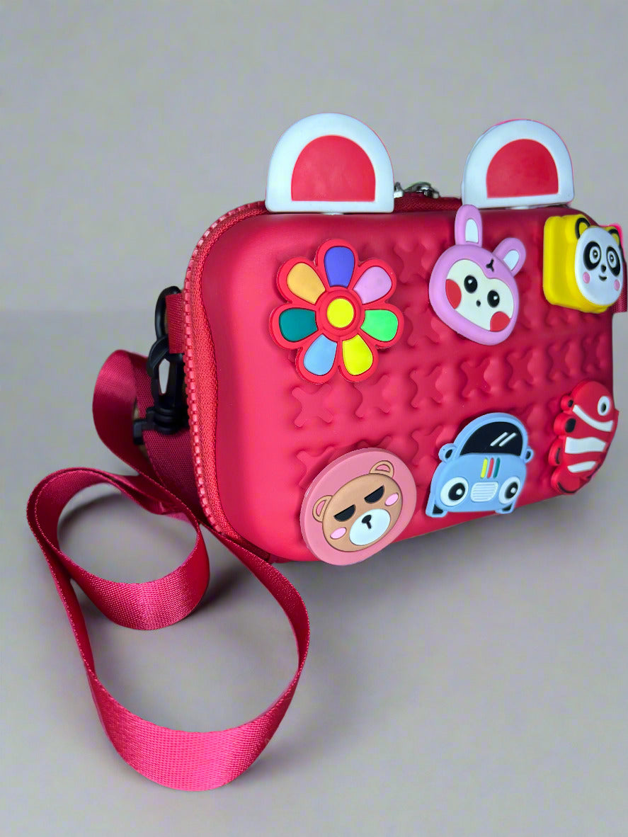 Cartoon Charm Sling Bag for Teens – Trendy Everyday Bag