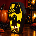 Coffin Style Scary Halloween Light Box - Set of 3 | Spooky Decor - thumbnail 5