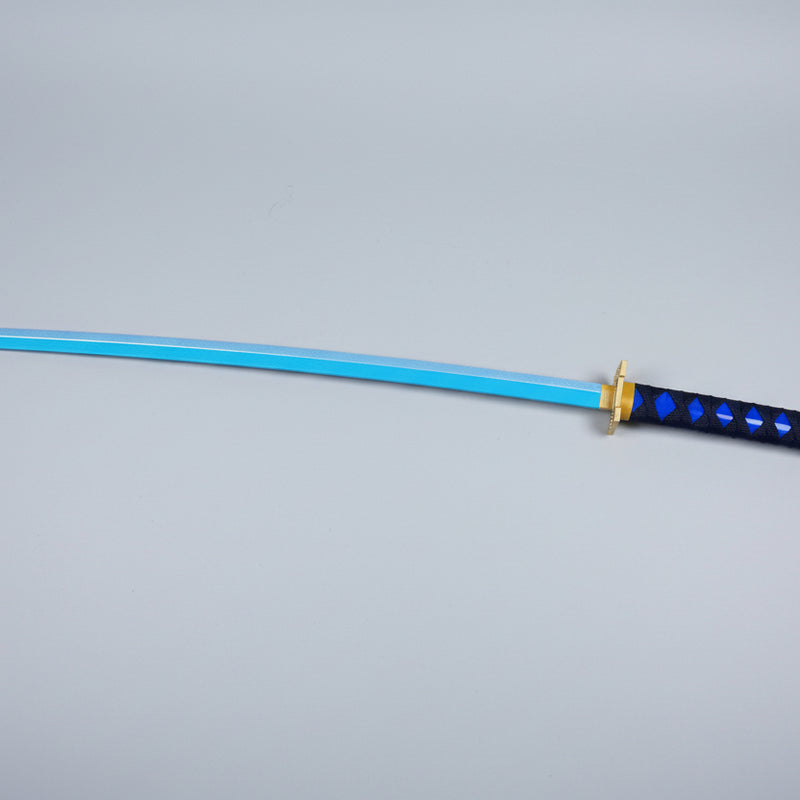 Muichiro Blue Wooden Katana 106 CM Long - Demon Slayer Collectable Wooden katana - Project M Shop