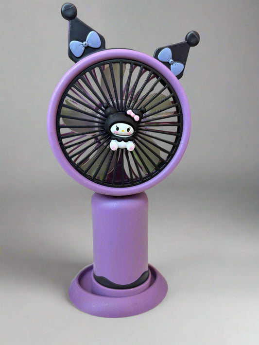 Kuromi Portable Mini Fan - Single Speed, Stylish and Compact - Project M Shop