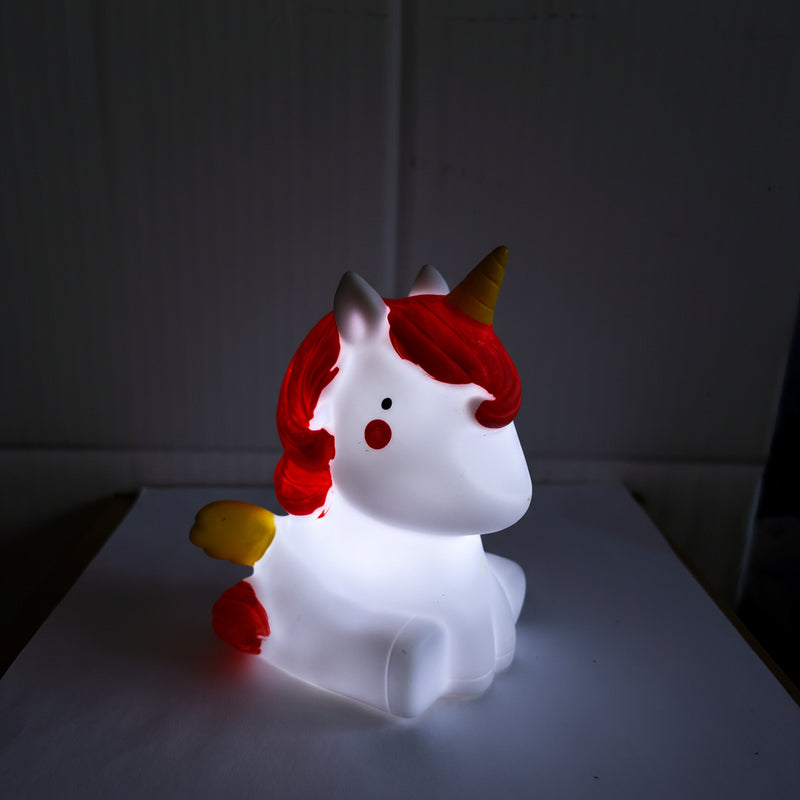 baby Unicorn Shaped Creative Silicon Plastic Night Light For Kids - Project M Shop