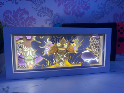 Luffy LED Lamp - One Piece Style Paper Crafted LED Lamp - Project M Shop