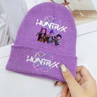 K-Pop Demon Hunter Huntrx Bennie and Gloves Winter Accessories Combo (Bennie + Gloves) - thumbnail 2