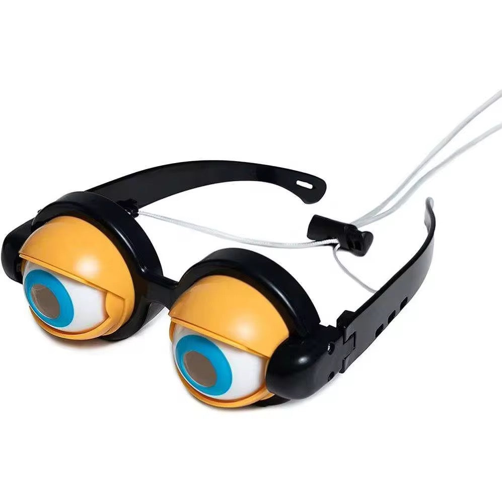 Children Horror Eyeball Dropping Glasses Funny Prank Toy - Novelty Gift For Halloween