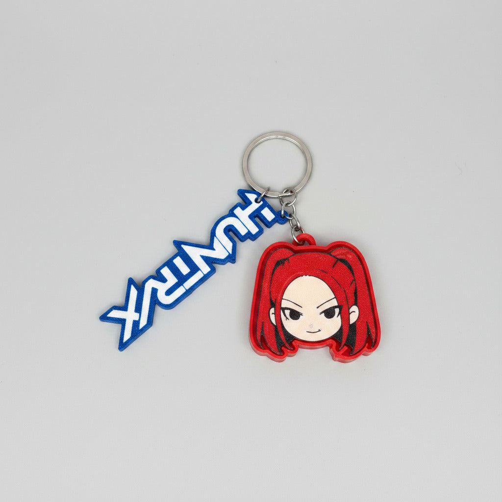 KPop Demon Hunters Huntrix Clicker Keychain — Rumi, Mira & Zoey | K-Pop Merch India