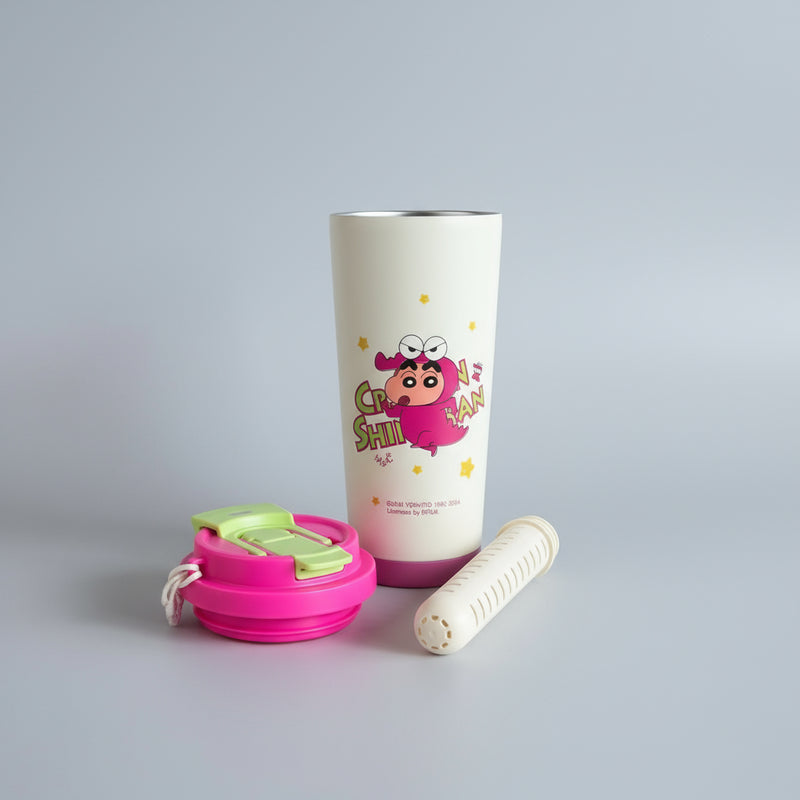 Shin-Chan Crayon Alligator Themed Insulated Tumbler - 600ML - Project M Shop