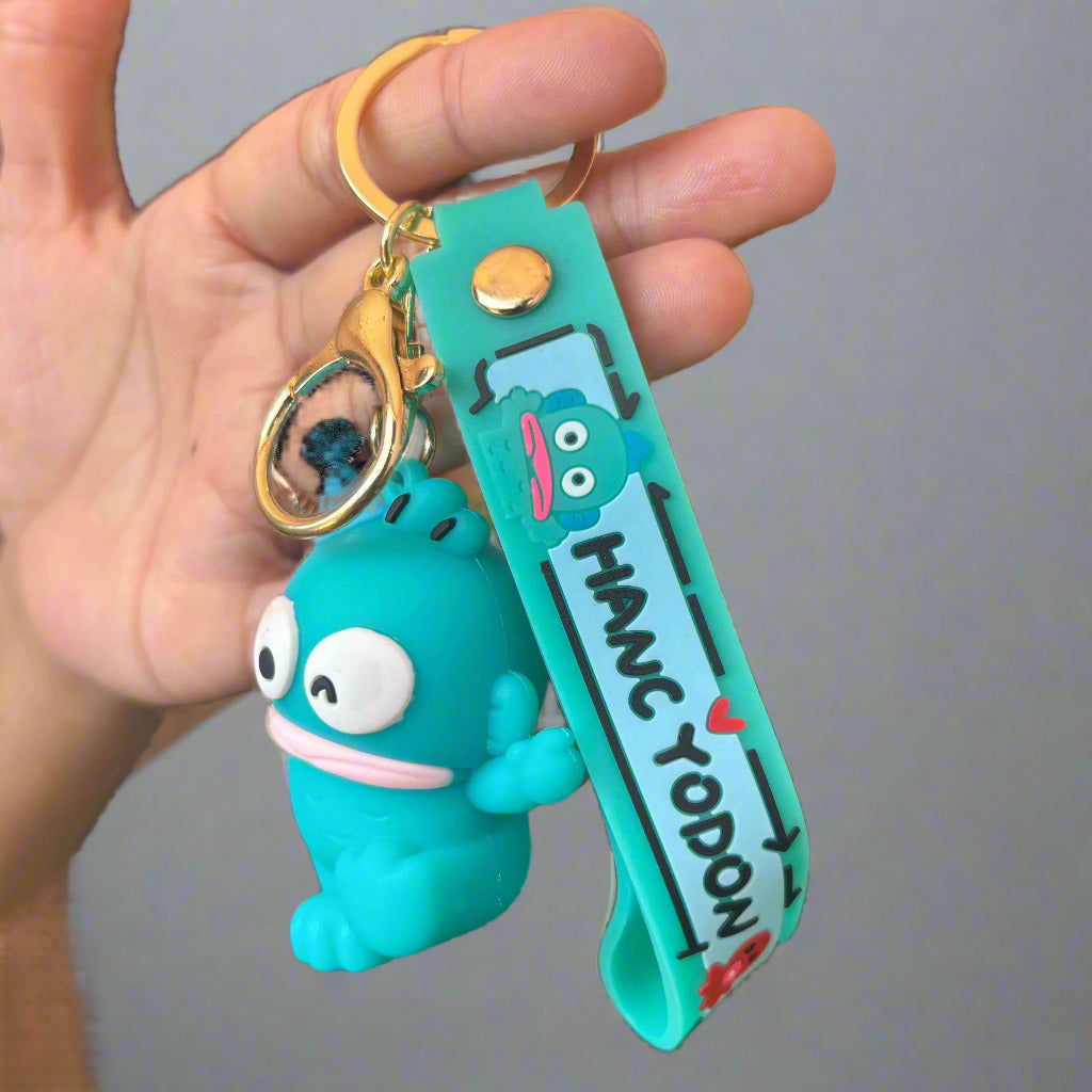 Hangyodon 3D PVC Keychain – Quirky Sanrio Charm