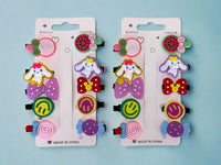 Fruit Bunny Hair Clips – 20 PCs Playful Fun Set