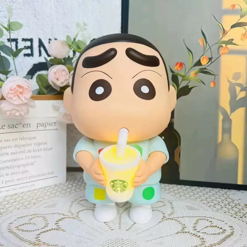 Shinchan Figure With LED Night Light Lamp