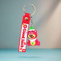 Red Bear PVC Keychain – Sweet Teddy Bag Charm