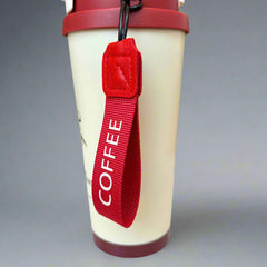 Blooming Delight Tumbler - Insulated Stainless Steel Cream & Red Mug - 600 ML - Project M Shop