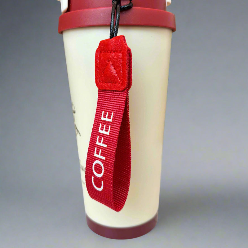 Blooming Delight Tumbler - Insulated Stainless Steel Cream & Red Mug - 600 ML - Project M Shop