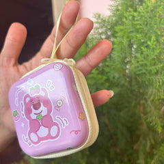 Cute Bear Coin Keeper Keychain for Easy Coin Storage - Project M Shop