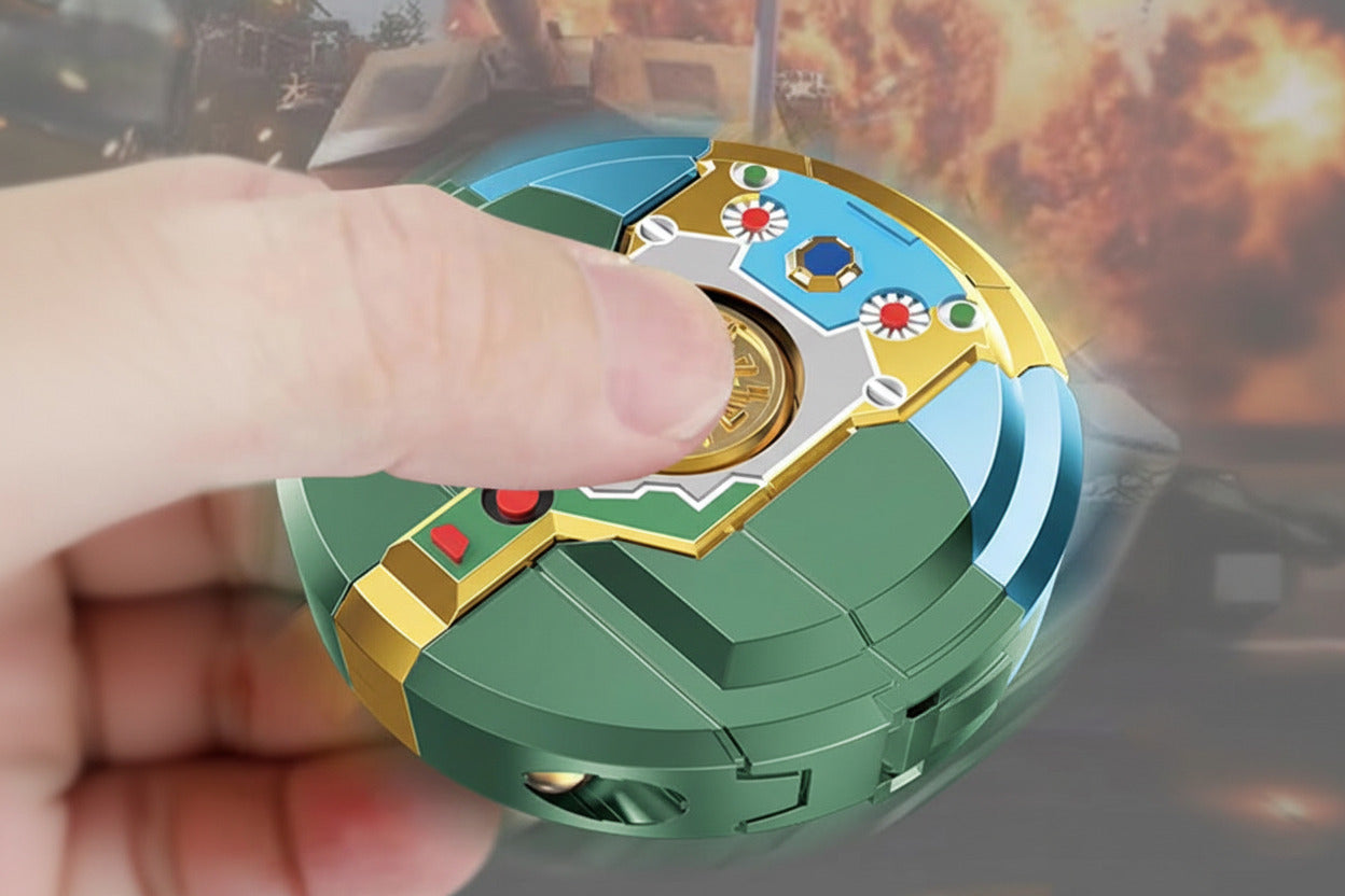 Transformable Fidget Spinner Gyro Toys - Stress Relief & Sensory Robot Toy for All
