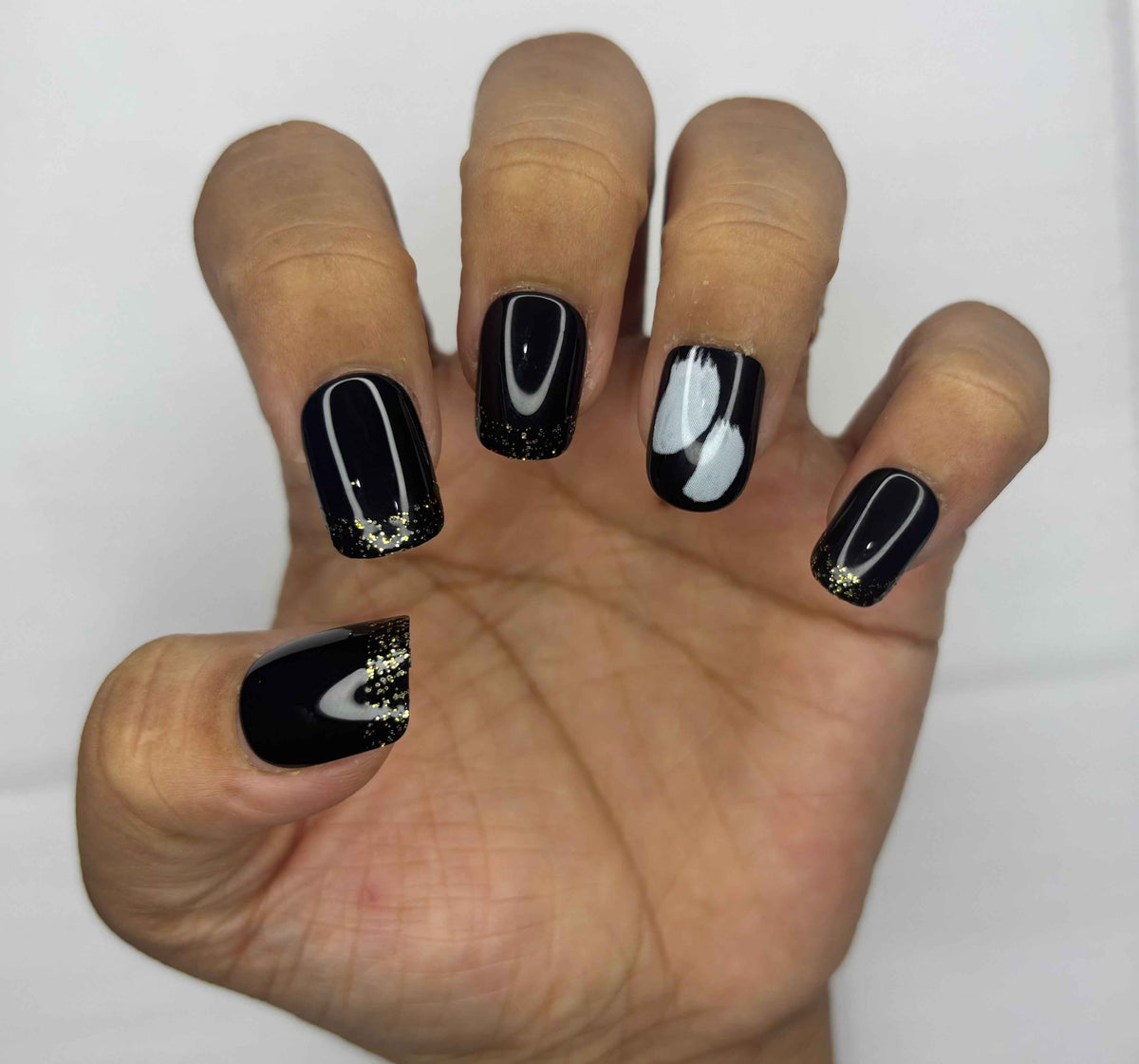 24 PCs Press-On Nails Set – Work-From-Home Polished Nails