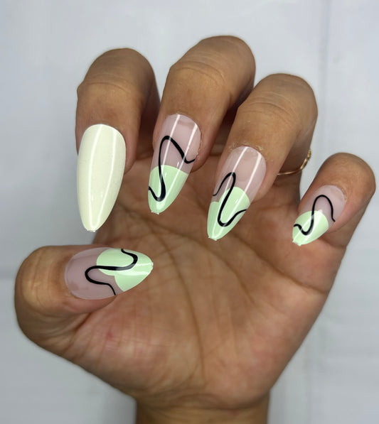 24 PCs Press-on Nails Set - SKU-PL-ONN-16