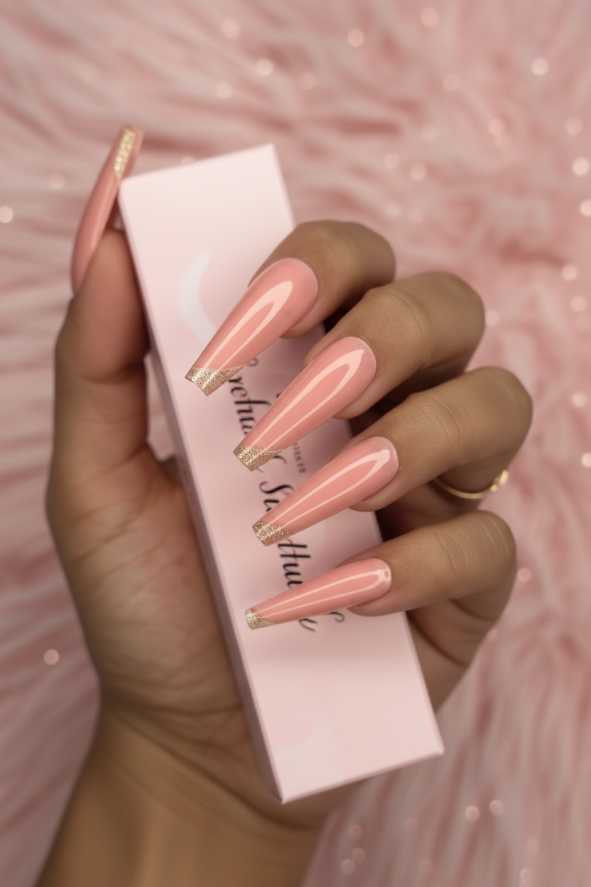 24 PCs Press-on Nails Set
