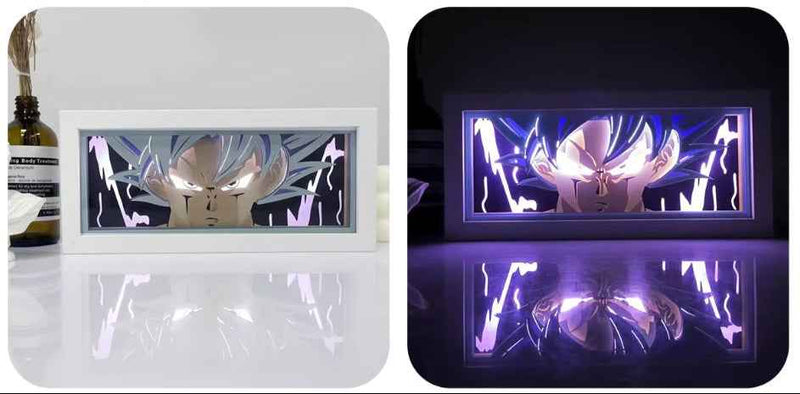 Goku LED Lamp - Dragon Ball Paper Crafted LED Light - Project M Shop