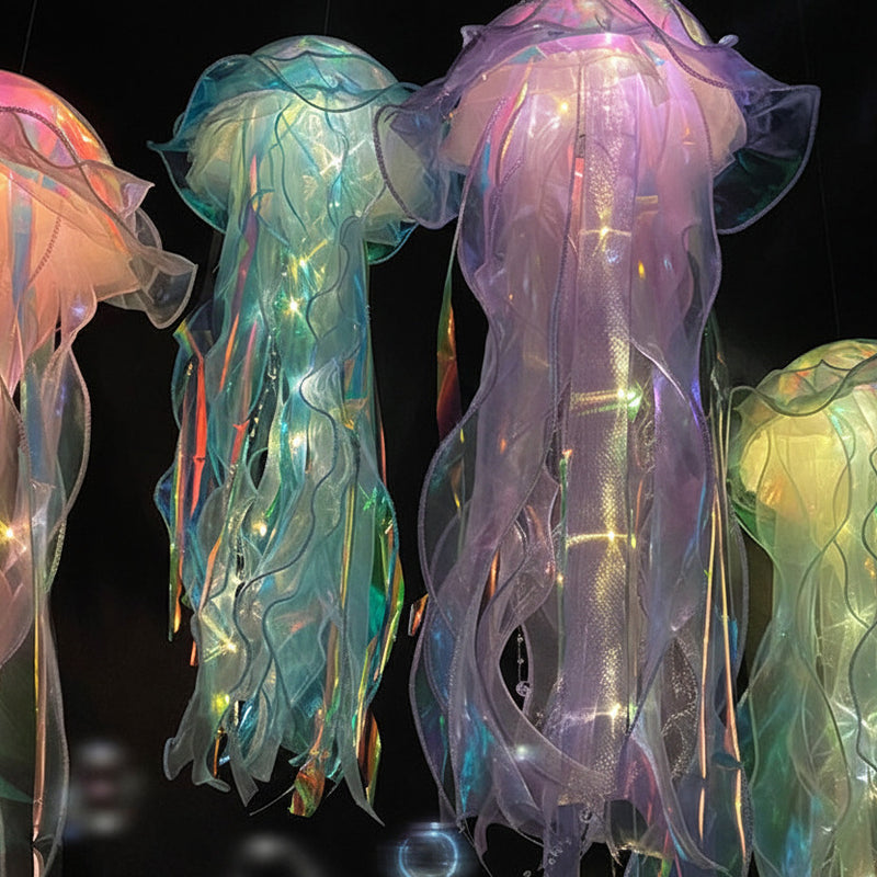 Jellyfish Lantern Hanging Ornaments Led Lights Multi-color For Decoration - Project M Shop
